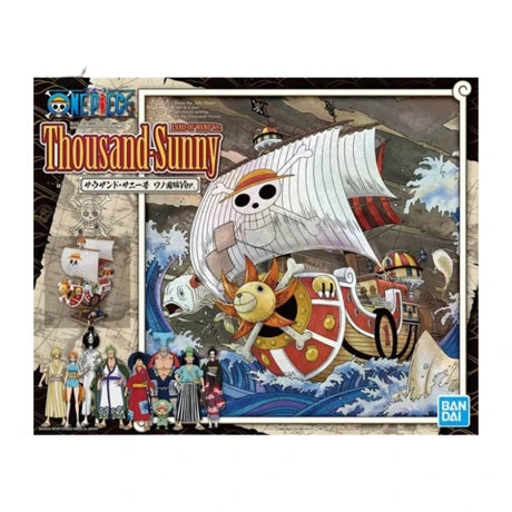 THOUSAND SUNNY LAND OF WANO VER. ONE PIECE, BANDAI HOBBY SAILING SHIP COLLECTION (REQUIERE ARMADO)